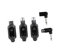 2.4G Wireless Microfono Convertitore XLR Trasmettitore Sistema, Microfono Set con Ricevitore* 2 Trasmettitore* 1 per insegnare, parlare in pubblico (1 in 2)
