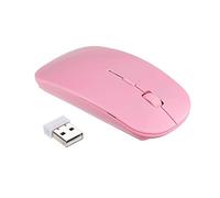 2.4G Wireless Portatile Ultra-sottile Mute 4 Tasti Ottico 1600DPI Mouse per Computer Desktop Laptop