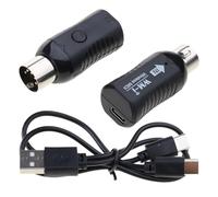 2.4GHz Chitarra Suono Ricevitore Trasmettitore 5 Pin Adattatore 10m Gamma di Trasmissione Strumento Elettronico Accessorio
