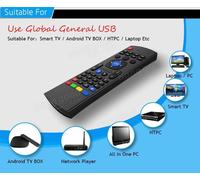 2.4GHz Fly Air Mouse Wireless Tastiera Movimento Sensore Telecomando Per TV PC
