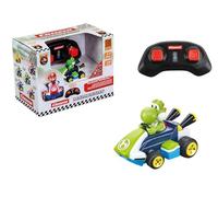 Carrera RC Mario Kart Mini RC Yoshi, per bambini e adulti, ragazzi e ragazze, licenza originale unica, divertimento di guida istantaneo con pronto all'uso, esperienza autentica Mario Kart, verde