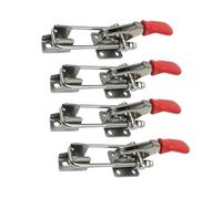 2/4pcs Cassetta Degli Attrezzi Regolabile Custodia In Metallo Toggle Latch Catch Chiusura Morsetto A Sgancio Rapido Strumenti Push Pull Antiscivolo(4pcs)