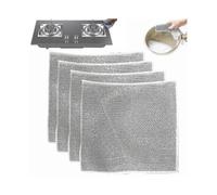 2-4pcs Multipurpose Wire Dishwashing Rags for Wet And Dry Cleaner Dish Cloths