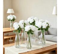 2/5/10/12/14 pezzi Vasi da decorazione per la casa versatili e minimalisti adatti per molteplici scenari, applicabili per varie decorazioni e esposizioni di profumo di fiori, decorazioni per le vacanz