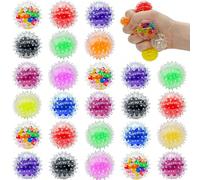 2/5/10/20/48 pezzi Palle antistress, palle da massaggio, giocattoli per il sollievo dallo stress, regali per feste di compleanno, riempitivi per buste regalo, riempitivi per piñata, colori casuali 2 p
