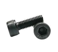 2/5/10/20/50 Pz DIN912 M1.6 M2 .5 M3 M4 M5 M6 M8 Nero In Acciaio Inox 304 Esagonale Esagono Incassato Testa Allen Bullone Vite Lunghezza = 3-100mm(50mm,20pcs M3)