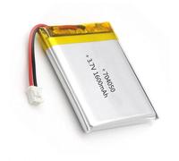 2 5 10 20 pezzi 3,7 V 1600 mAh 704050 LiPo con spina JST da 2,0 mm compatibile con piccoli progetti elettronici fai-da-te e dispositivi portatili(5pcs no Connector)