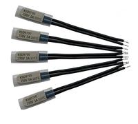 2/5/10/50/100PCS KSD9700 160C-250C 5A/10A NC Interruttore di temperatura a disco bimetallico in ceramica Protettore termico(190C,5A-Metal-NC,10PCS)
