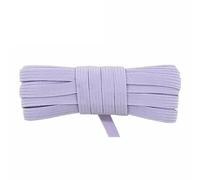 2 5 10 iarde 1/4" 6 mm corda elastica piatta sottile glitterata in lattice elastico corda quaderno passante per le orecchie vestito fai da te cucito rifinitura-orchidea chiara-5 iarde