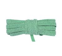 2 5 10 iarde 1/4" 6 mm elastico piatto sottile elastico in lattice glitterato corda quaderno passante per le orecchie vestito fai da te cucito rifinitura-verde glitter-2 iarde