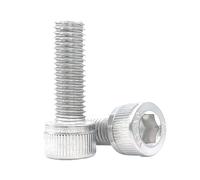 2/5/10/pcs M3-M8 304 In Acciaio Inox A Esagono Incassato Vite Filettatura Inversa DIN912 Testa a tazza Testa Cilindrica Filettatura Inversa Vite Sinistra(30mm,M5 10pcs)