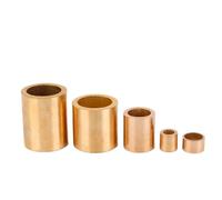 2/5/10 pezzi di boccola in ottone con diametro interno di 8 mm, boccola in rame con cuscinetto a olio in metallurgia delle polveri, boccola di guida resistente all'usura(8x12x6 10pcs)