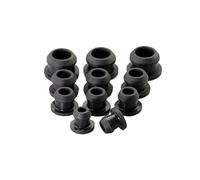 2/5/10 pezzi di gomma siliconica tipo fibbia tappo foro chiusura coperchio terminale da 2,5 a 30 mm(5PCS-A- 15MM)