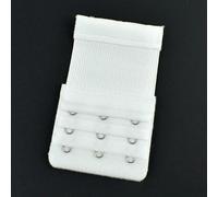 2/5/10 pezzi, gancio per reggiseno, cinghia di estensione, 2/3/4 file di ganci per biancheria intima, fibbia posteriore regolabile, fascia per corsetto, accessori per cucito fai da te, bianco, 5,6 c