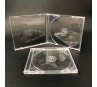 2/5/10 pezzi/set Custodie quadrate per CD/DVD, Scatole di plastica singole per confezione di dischi CD/DVD/PS, Scatole per archiviazione di album, Mini scatole Difficile,10 pezzi versione morbida,5 pe