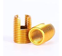 2/5/10 pz M2 M2.5 M3 M4 M5 M6 M8 ~ M16 Zincato/In Acciaio Inox Filo di Riparazione Inserto Scanalato Autofilettanti Manicotto A Vite Dadi