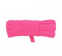 2 5 10 Yard 1/4" 6mm Corda elastica piatta sottile Glitter Latex Elastico Corda Quaderno Passante per le orecchie Vestito Fai da te Cucito Trim-Frutto della passione-5 Yard