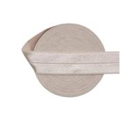 2/5/10 Yard 3/4 Inch 20 mm Plain Fold Over Elastic Foe Spandex Nastro di Raso Fascia per Capelli Fascia per Capelli Vestito Cucito Trim Marrone Grigio 9,1 m