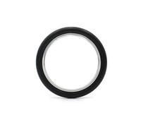 2 5 10Pcs KF16 25 40 50 Alluminio Vuoto Doppio Pin Tri Clamp Flangia Ni Placcato SS304 Cente Ring FKM O-Ring Raccordi per tubi (supporto, KF40_5 PCS)