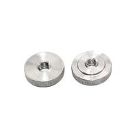2/5/10pcs M3 M4 M5 M6 M8 M10 Zincato Nichelato Acciaio Al Carbonio Zigrinato Sottile Thumb Dado Iinstrument Serrare A Mano Dadi