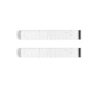 2/5/10Pieces Clip di Cucito In Acciaio Inox Orlatura Clip 3Inch Clip Righello di Misura Per Tessuto Pinning Marcatura Strumento Professionale