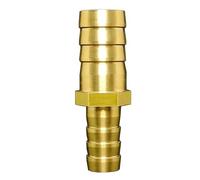 2.5 3 4 6 8 10 12 14 16 19 25 32 mm Portagomma Riduttore Dritto Adattatore Riduttore Trasferimento Raccordo Tubo Ottone Acqua Gas(5 pcs,19mm-10mm)