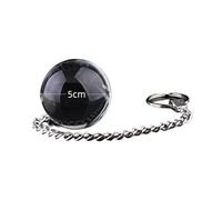 2.5-5 Cm Glass Anal Beads Butt Plug With Fetish Slave Hypnotic Crystal Ball For Woman Men Beginners Vaginal Training Sex Toys(5 cm)