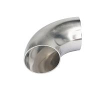 2.5 "63mm O/D 304 In Acciaio Inox Butt Weld 90 Gradi Gomito Bend Tubo Raccordo homebew Prodotto lattiero-caseario