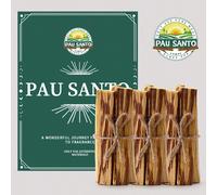 2/5/8/12/22 pezzi Bastoncini di incenso naturale Palo Santo, legno sacro di alta qualità, ideale per yoga e meditazione - Purificatore d'aria domestico e antistress, con scatola regalo - Perfetto per 