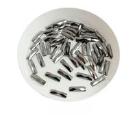2,5 * 9mm 20 colori rettangolo boutique fondo piatto nail art strass di vetro decorazione unghie 3D forme multiple - miniera nera 2,5x9mm-100 pezzi
