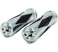 2,5 cm 25 mm Skull Diamond moto Motor Bike manubrio impugnature impugnatura grip per Cruiser chopper bobber Custom
