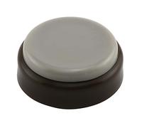 2,5 cm, in plastica rotonda color cioccolato e marrone, autoadesive o avvitate sul pavimento, protezione per sedie e piedini a scorrimento (set da 8)