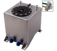 2.5 Gallon Aluminum Fuel Cell Tank 10L Litre Fuel Tank w/ Sender Unit