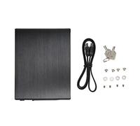 2.5 Inch HDD Enclosure, Aluminium Alloy Construction, 6Gbps Transfer Rate, Mechanical Lock Function, LED Indicator, for 2.5 inch /SAS/SSD Hard Drives