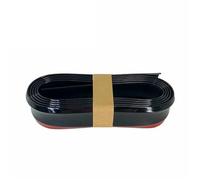 2,5 m Protezione per paraurti anteriore auto Modanature esterne Striscia in gomma universale per carrozzeria Pezzi Spoiler Posteriore(Glossy black)
