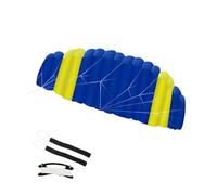 2,5 m, tappetino a due fili, drago per bambini e adulti, 2 x 25 m su winder con passanti, drago a partire da 8 anni (blu e giallo)