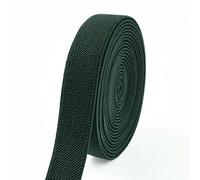 2/5 metri 10-50 mm elastici per cinghia cintura borsa nastro in gomma per indumenti, nastri elastici per fai da te, accessori da cucito, verde scuro, 25 mm-5 metri