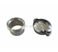 2.5 " Monza Benzina Serbatoio Lega Flip Cappello Con Filler Collo Caffè Racer