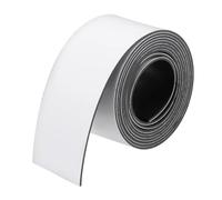 2/5 pezzi 1 metro 25x1mm strisce magnetiche cancellabili a secco fogli adesivi etichette scrivibili for lavagne bianche frigorifero artigianato(2pcs White)