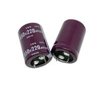 2-5 pezzi 220UF 450V 22X45 25X40 30x30MM Condensatore elettrolitico in alluminio 450V220UF 22X45 25X40 30x30MM(30x30 2PCS)