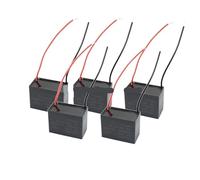 2~5 pezzi CBB61 Capacità di avviamento 450 V CA Condensatore for ventola Condensatore di avviamento motore CBB 1UF-20UF 1,2UF 1,5UF 2UF 2,5UF 3UF 3,5UF 4UF(CBB61 18UF-2PCS)