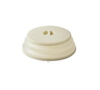 2-5 pezzi di copertura antispruzzo for microonde resistente al calore, coperchio paraspruzzi pieghevole a prova olio for la conservazione della cucina(White,2pcs)