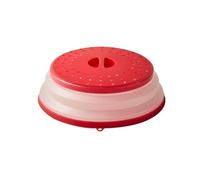 2-5 pezzi di copertura antispruzzo for microonde resistente al calore, coperchio paraspruzzi pieghevole a prova olio for la conservazione della cucina(Red,5pcs)