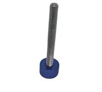 2-5 pezzi M5 M6 in alluminio zigrinato a testa piatta in acciaio inossidabile con filettatura a serraggio manuale(Deep blue,M5X20 2PCS)