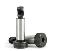 2-5 pezzi M5 M6 M8 M10 12.9 vite a testa esagonale con spallamento, bullone con cuscinetto a rulli con limite di altezza(12mm(L),D12(M10) 2pcs)