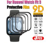 2-5 pezzi Pellicola in idrogel Protettore schermo curvo completo Compatibile con Watch FIT 3/4/4pro Accessori Protettore schermo 9D per Watch FIT 3/4/4pro Senza vetro Huawei Watch Fit 3,Guarda Fit4 Pr