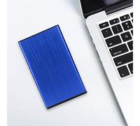 2,5 Pollici USB2.0 Disk Rigido Case Esterno in Lega di Alluminio in Alluminio per Notebook, Supporto per Materiale in Lega di in di per Laptop, Custodie del Disco Rigido (BLUE)