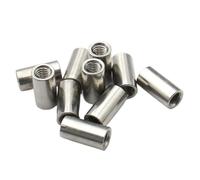 2/5 pz Lunghezza 15-25mm M3-M12 304 In Acciaio Inox A Doppia Estremità Filettato Stud Filettatura Completa Rotondo Bar connettore(OD8xM5 (5pcs),25mm)