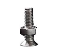 2-5 pz M3 M4 M5 M6 M8 304 Acciaio Intaglio Testa Piatta Viti a Svasata Dadi Combinazione Set(55mm,M8-2set)