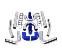 2.5" Diametro in Alluminio Intercooler Tubo Induzione Kits Universal Intercooler